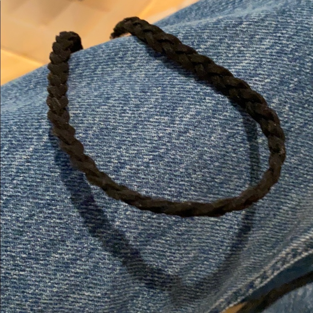 Black Suede Adjustable Choker